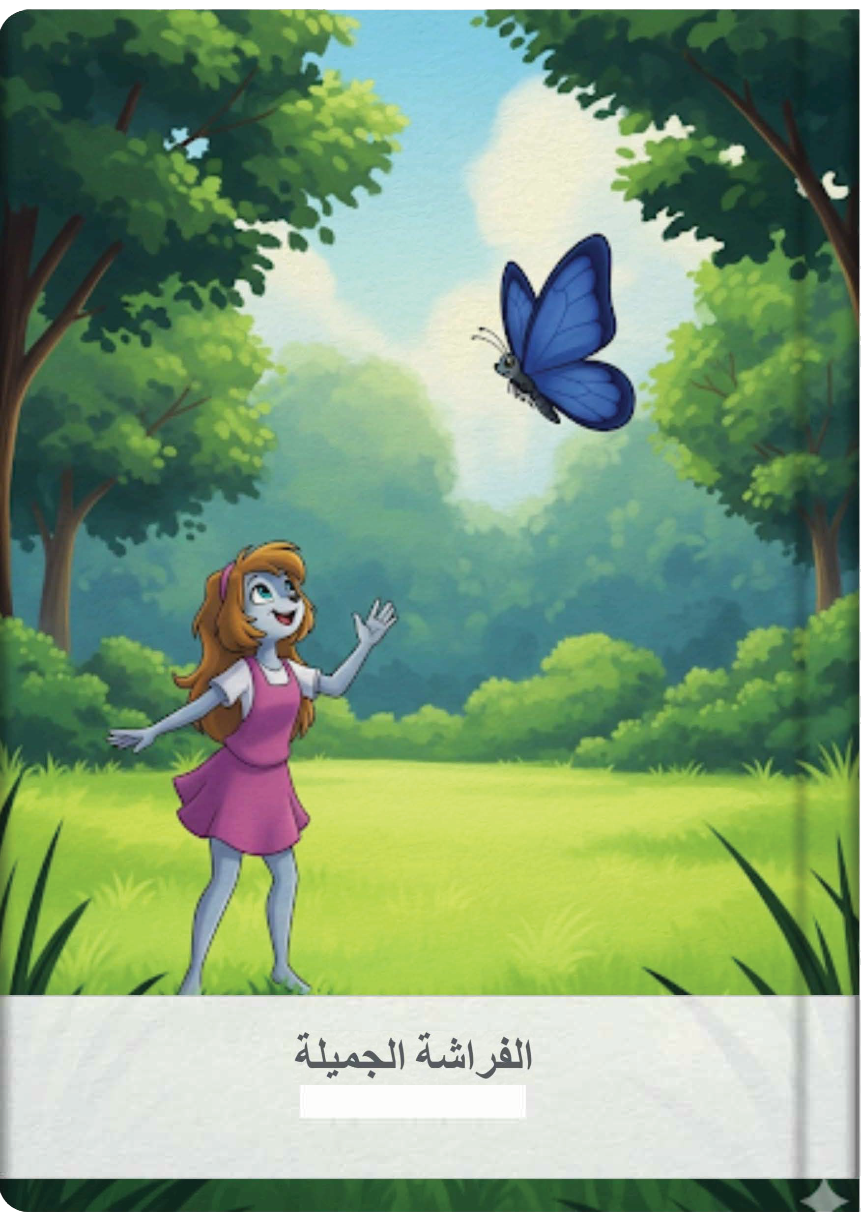 الفراشة الجميلة