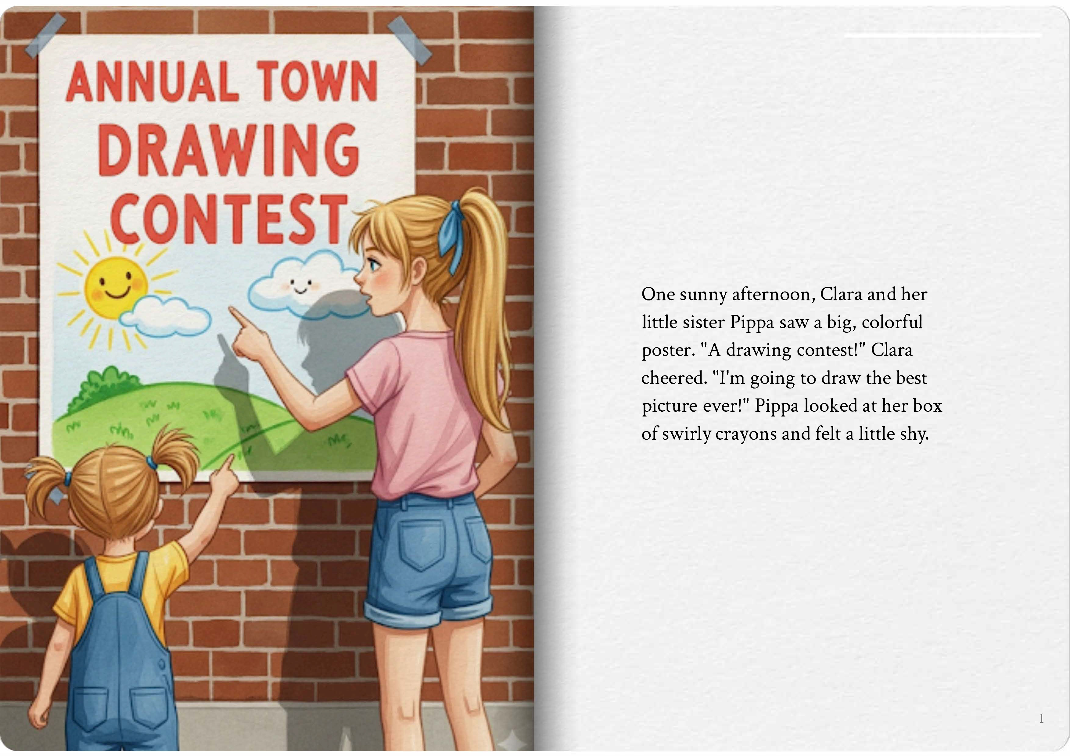 The Sisters' Drawing Contest