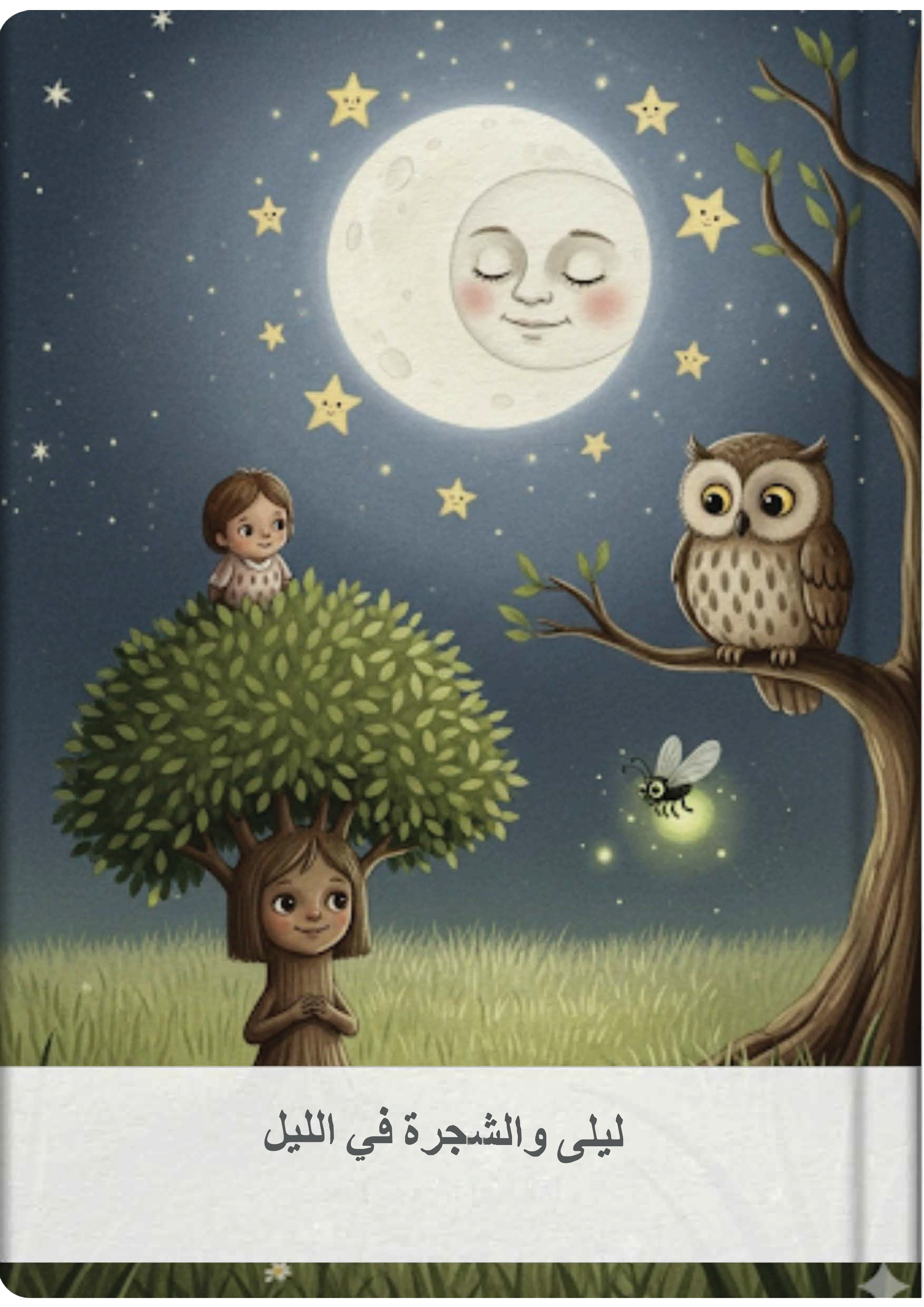 ليلى والشجرة في الليل