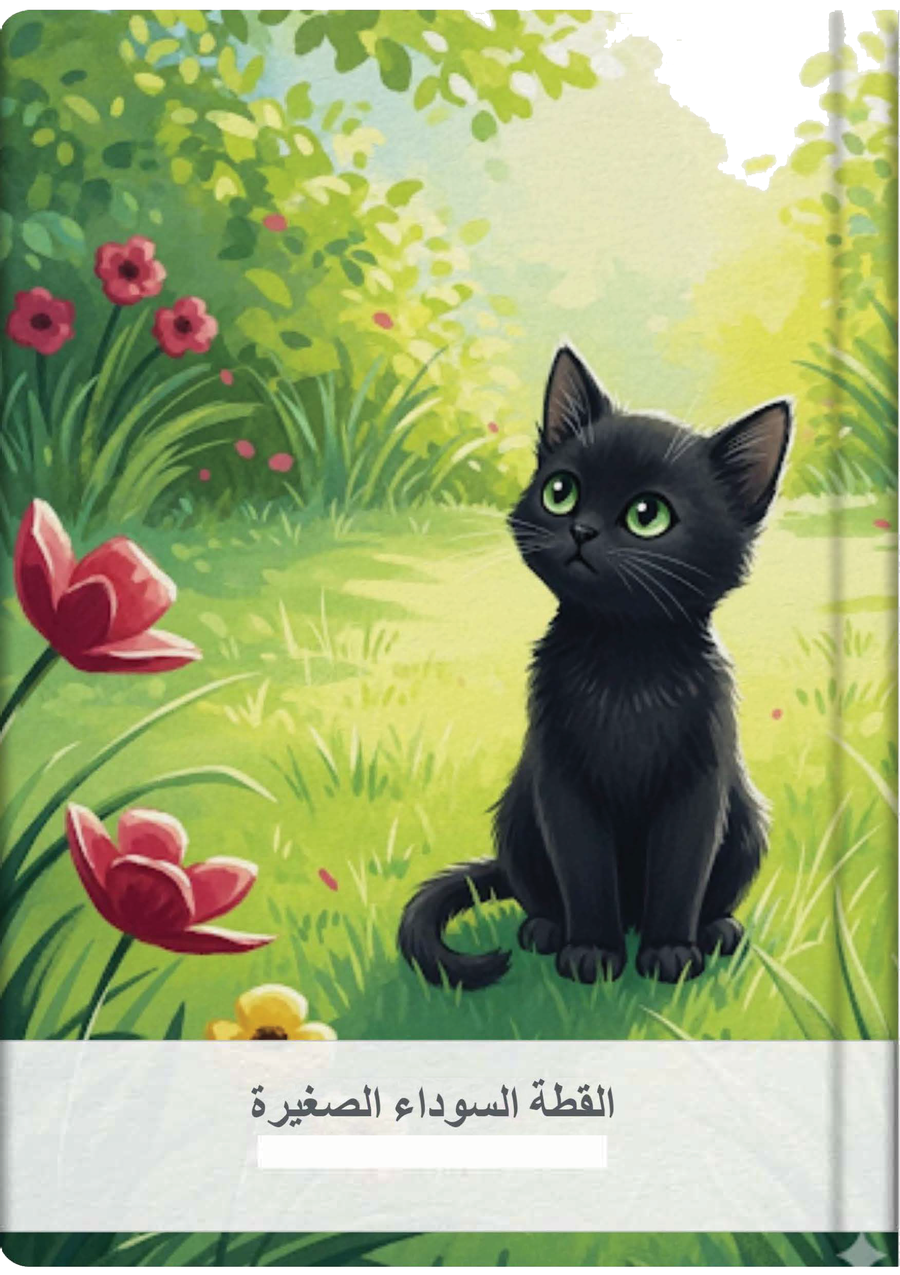 القطة السوداء الصغيرة