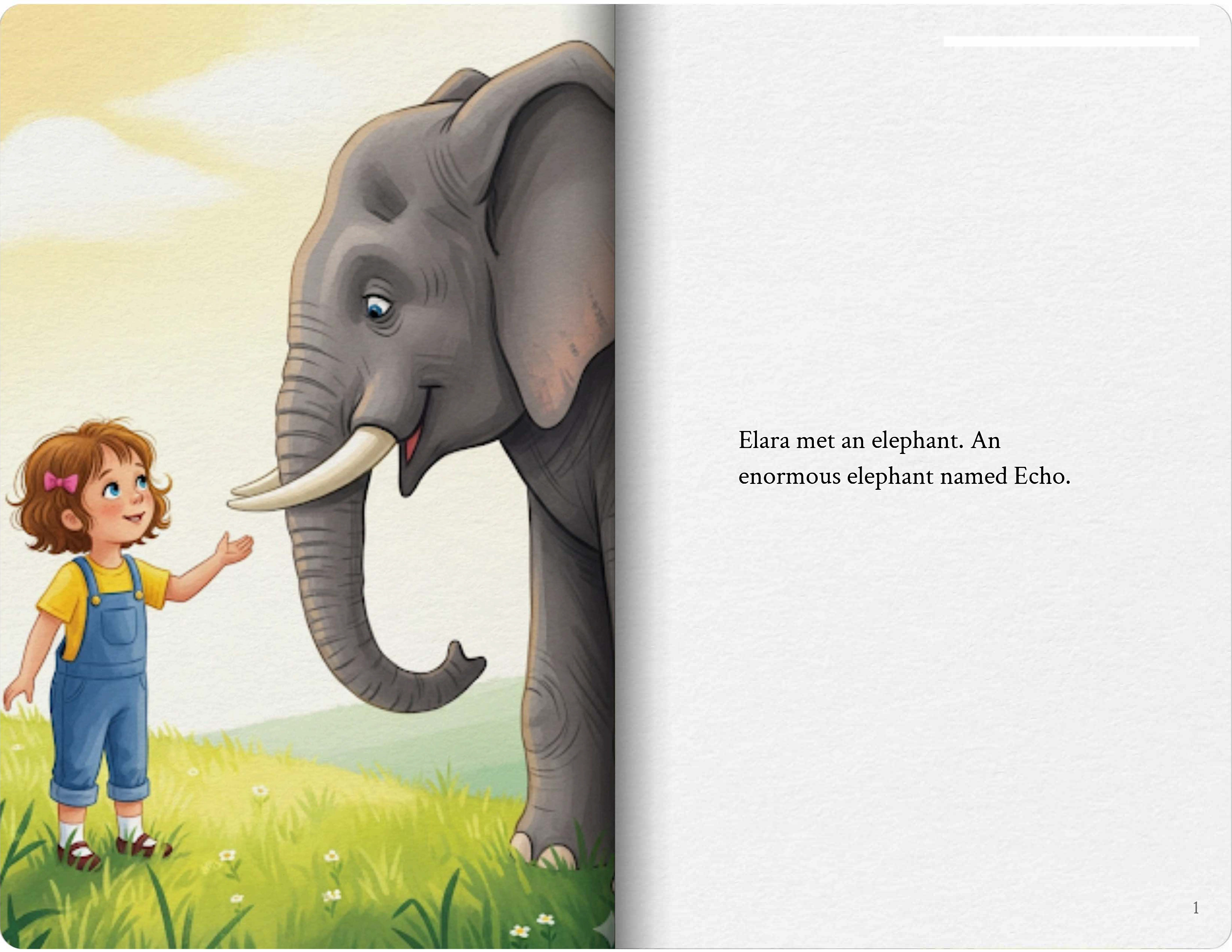 E and the Elephant’s Ear