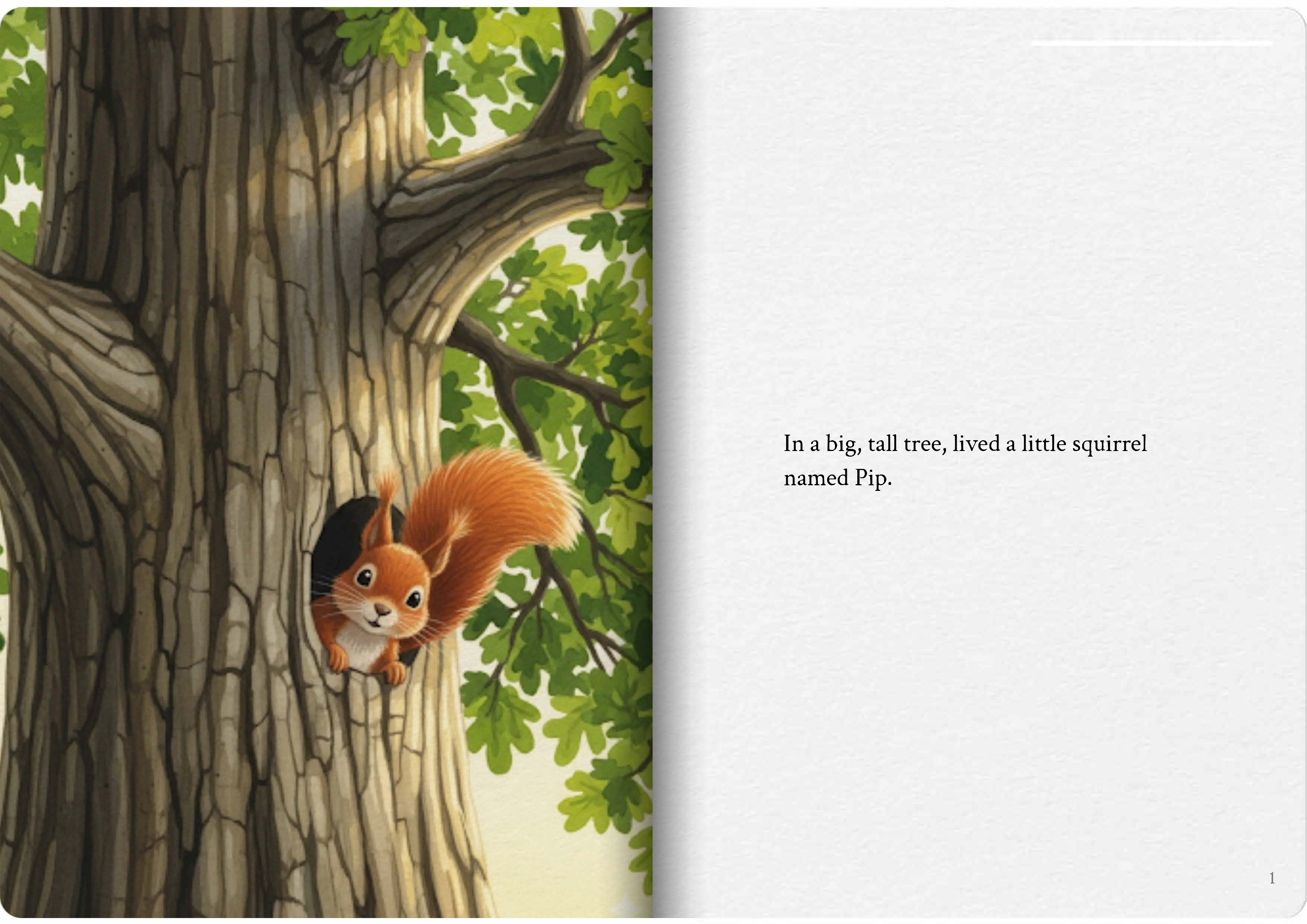 Squirrel and the Acorn