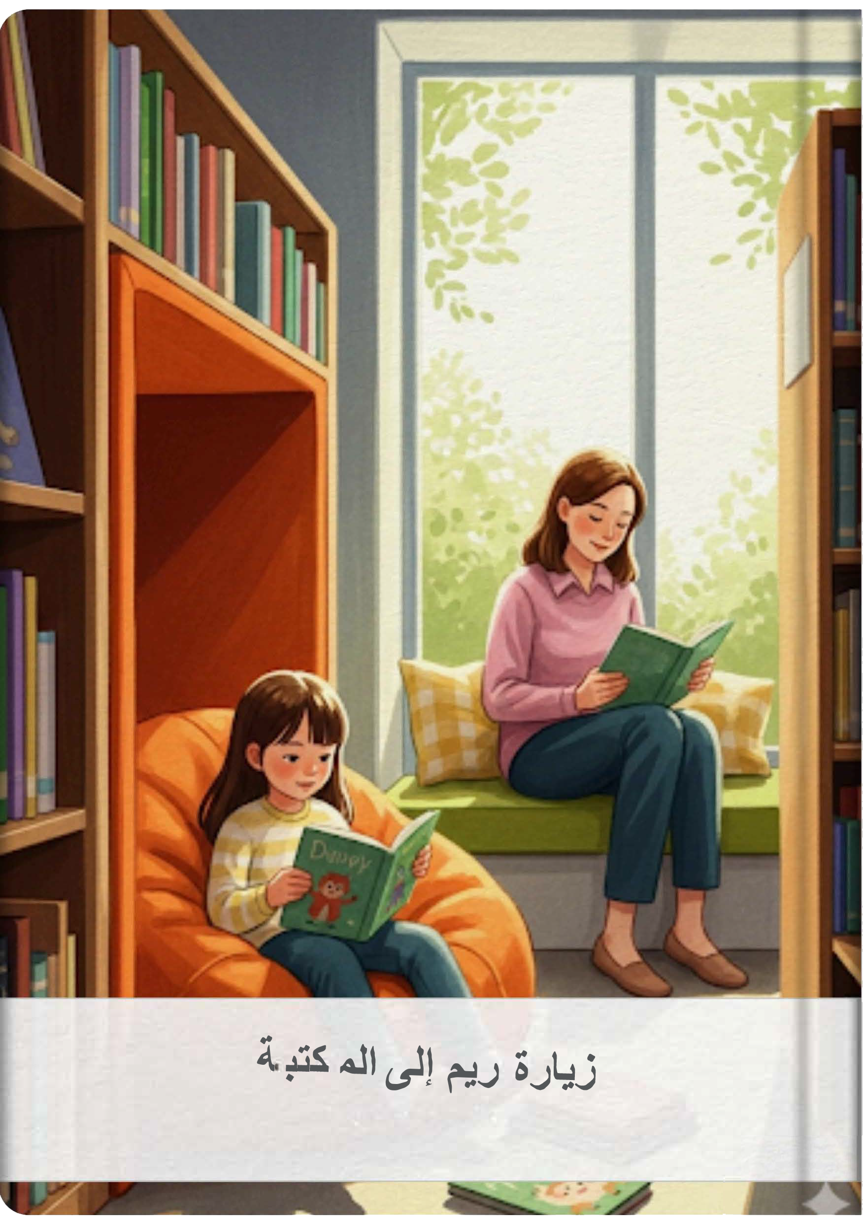 زيارة ريم إلى المكتبة