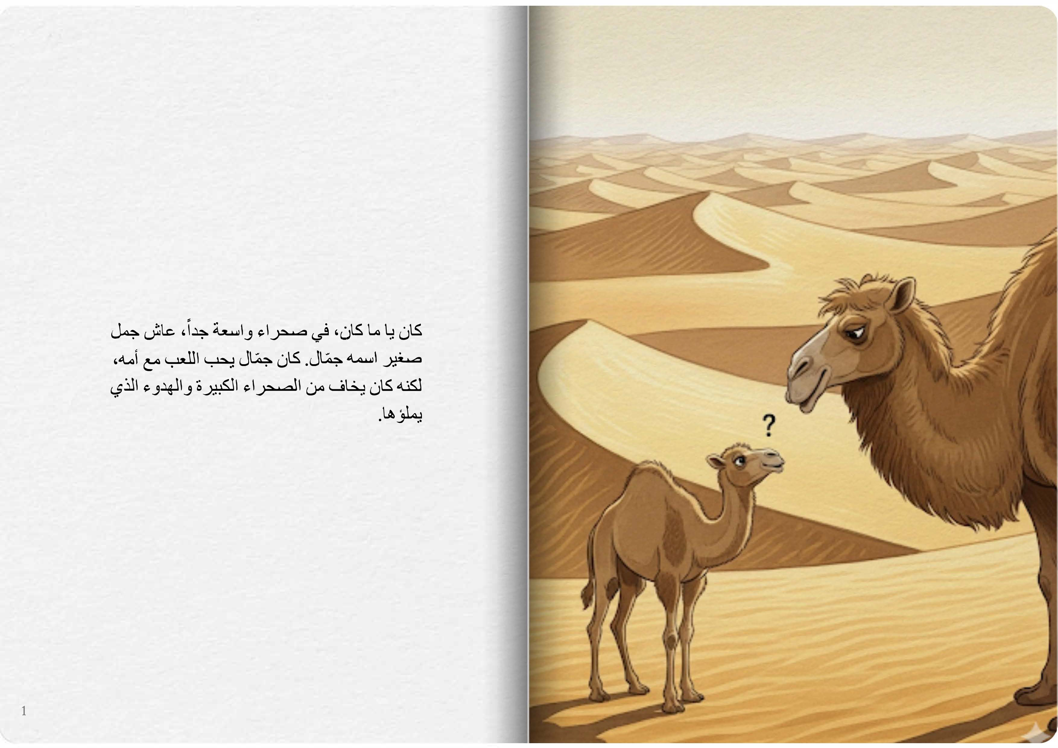 الجمل الصغير والواحة السرية