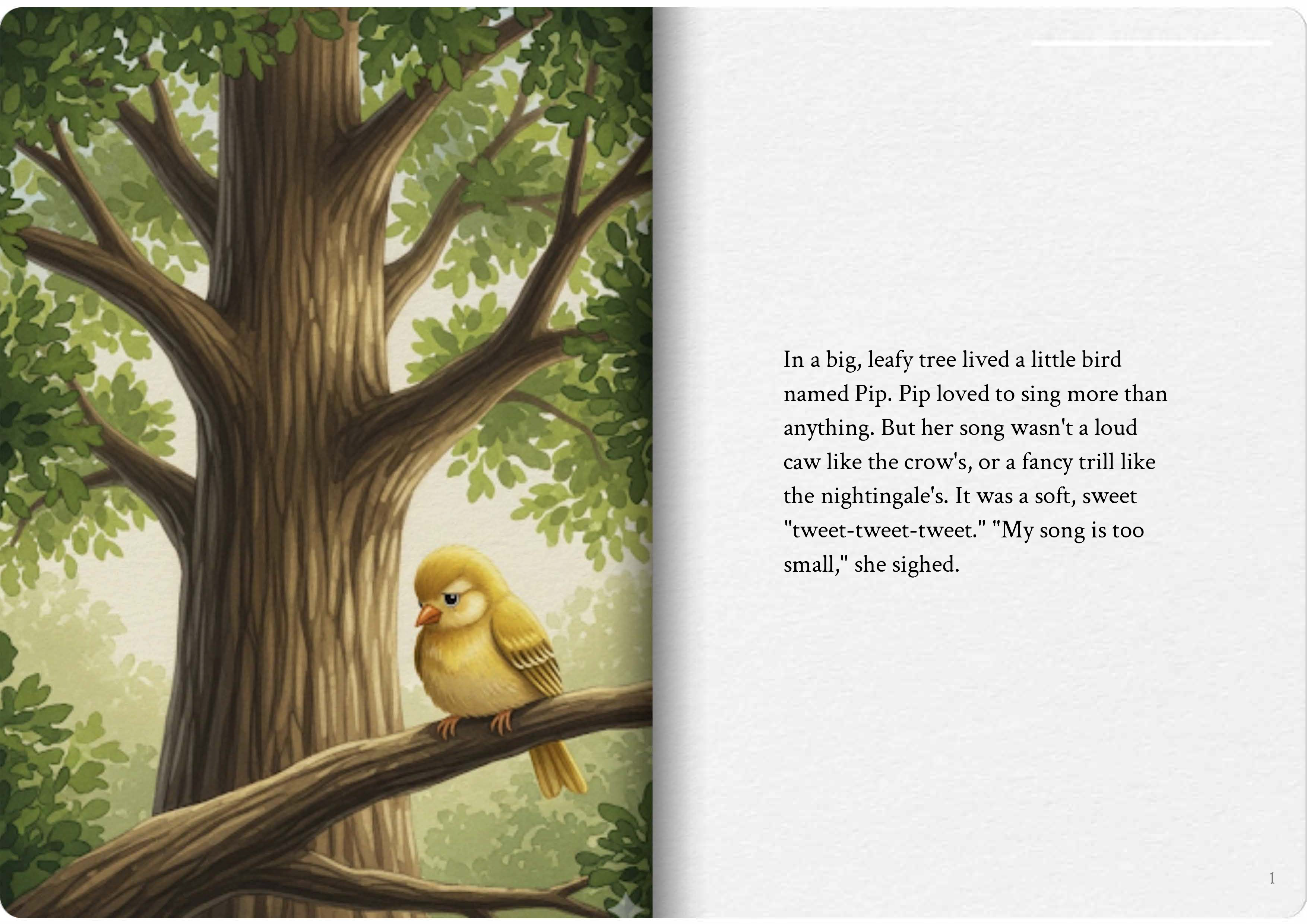 The Little Bird Who Found Her Song