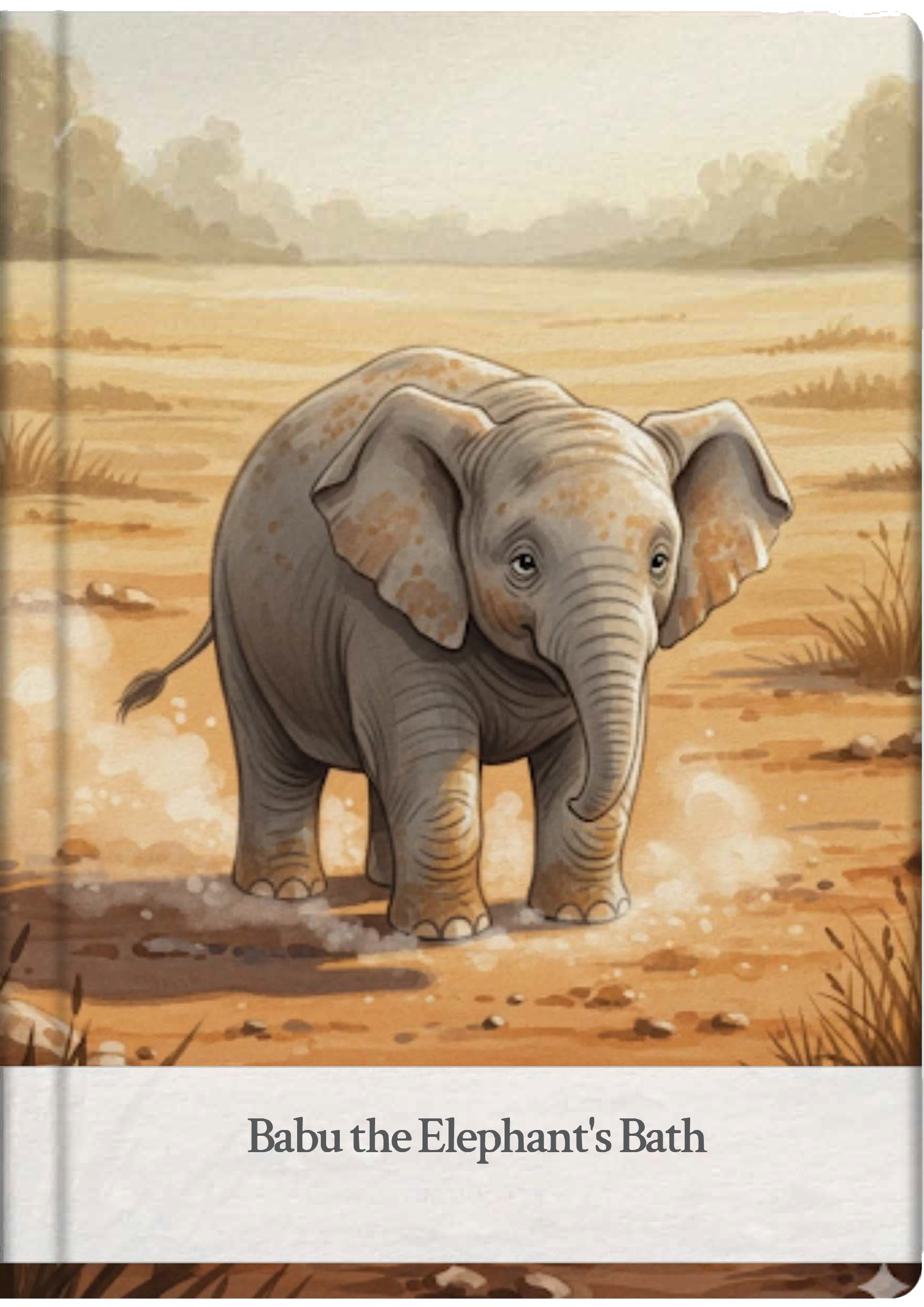 Babu the Elephant's Bath