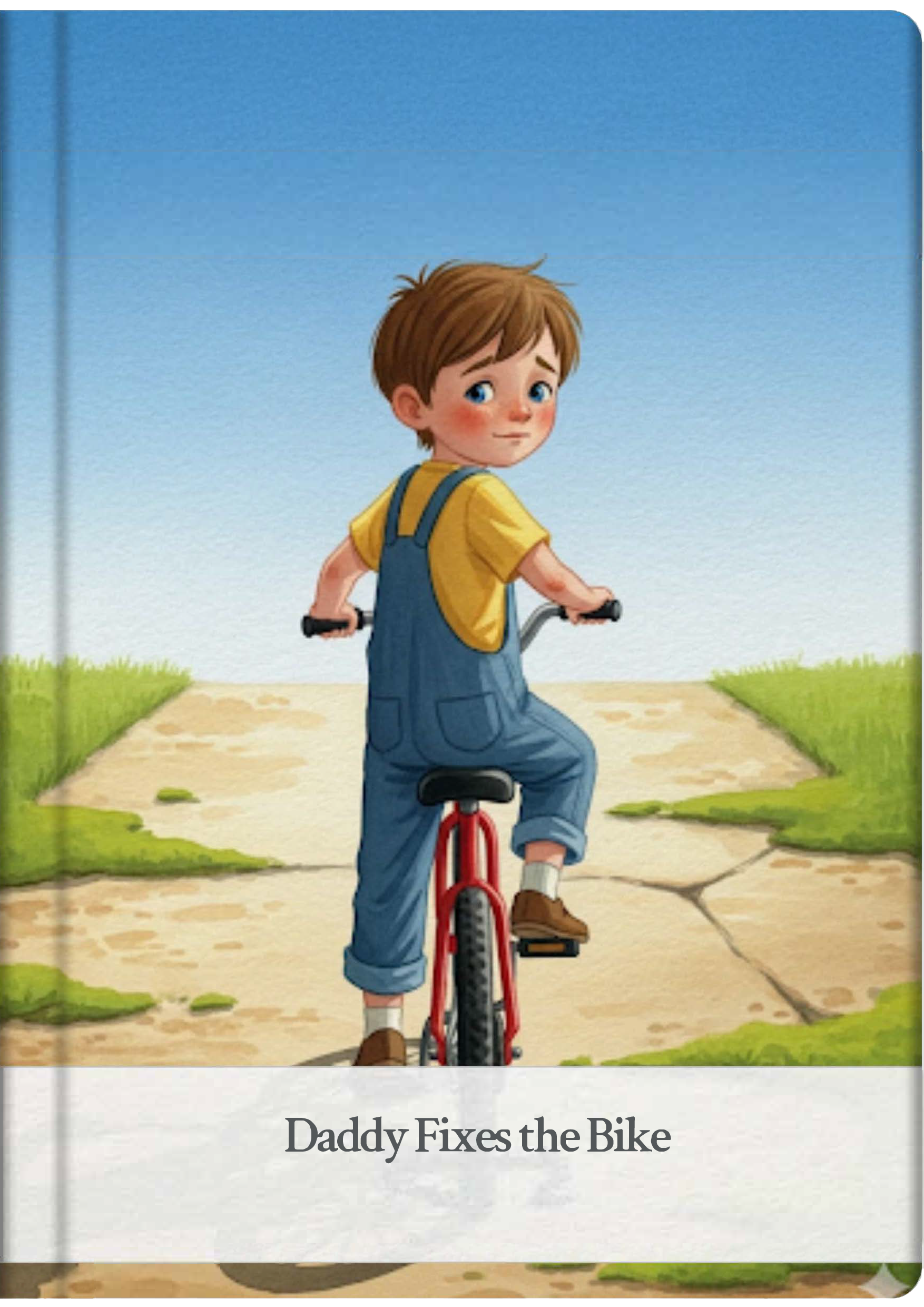 Daddy Fixes the Bike