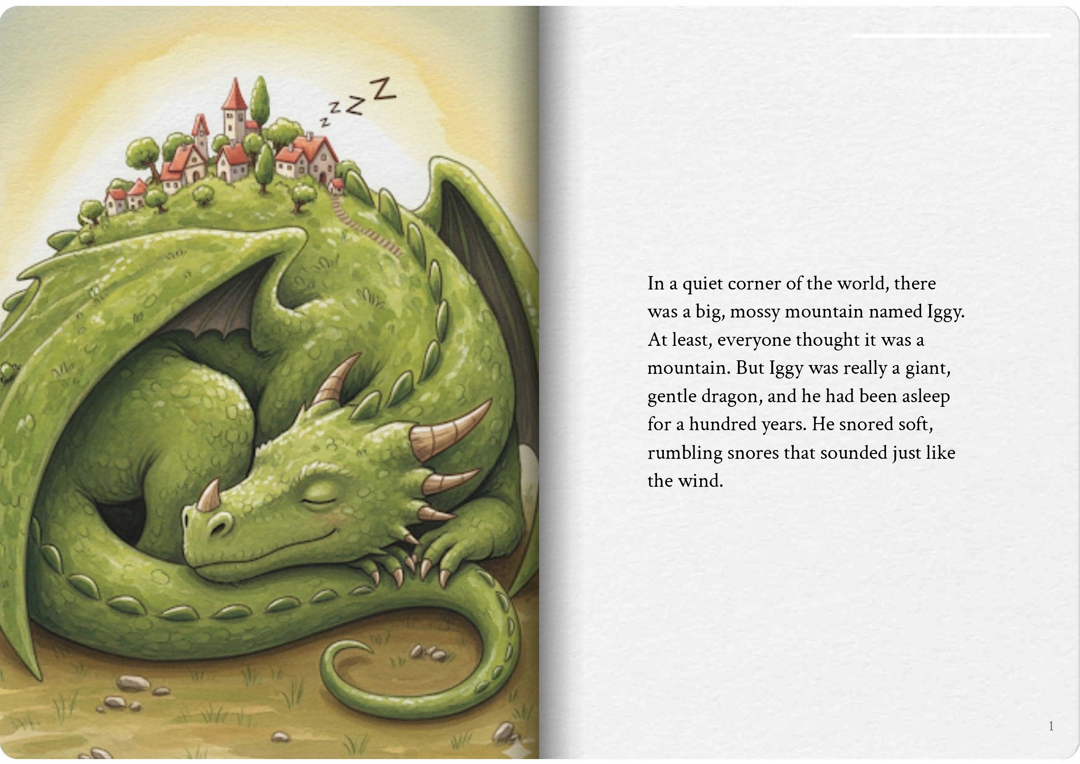 The Sleepy Dragon Mountain