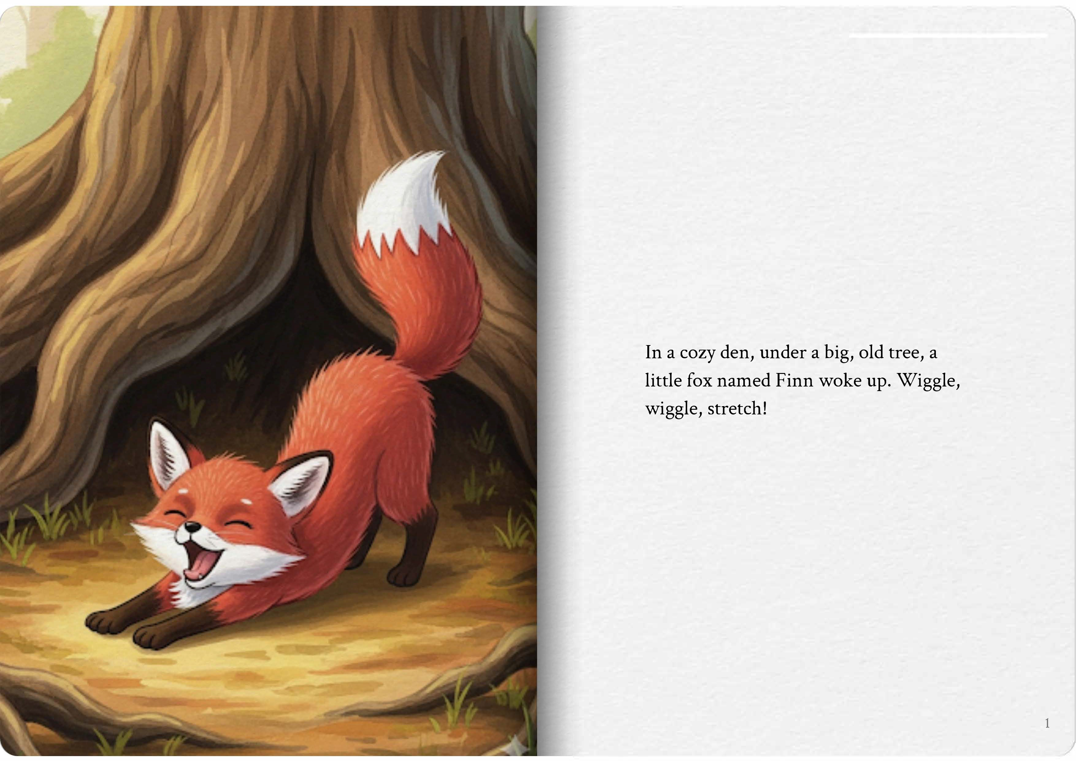Little Fox in the Forest