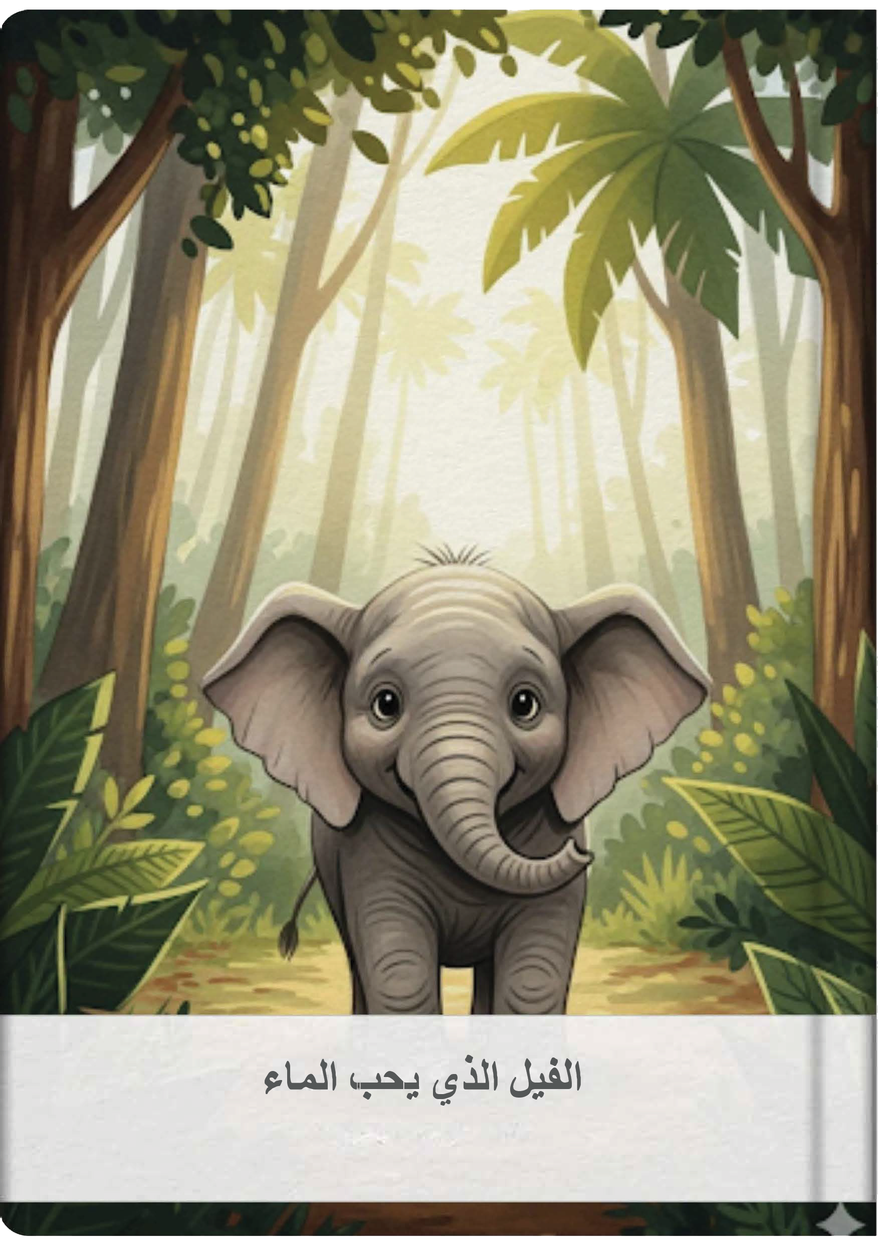 الفيل الذي يحب الماء