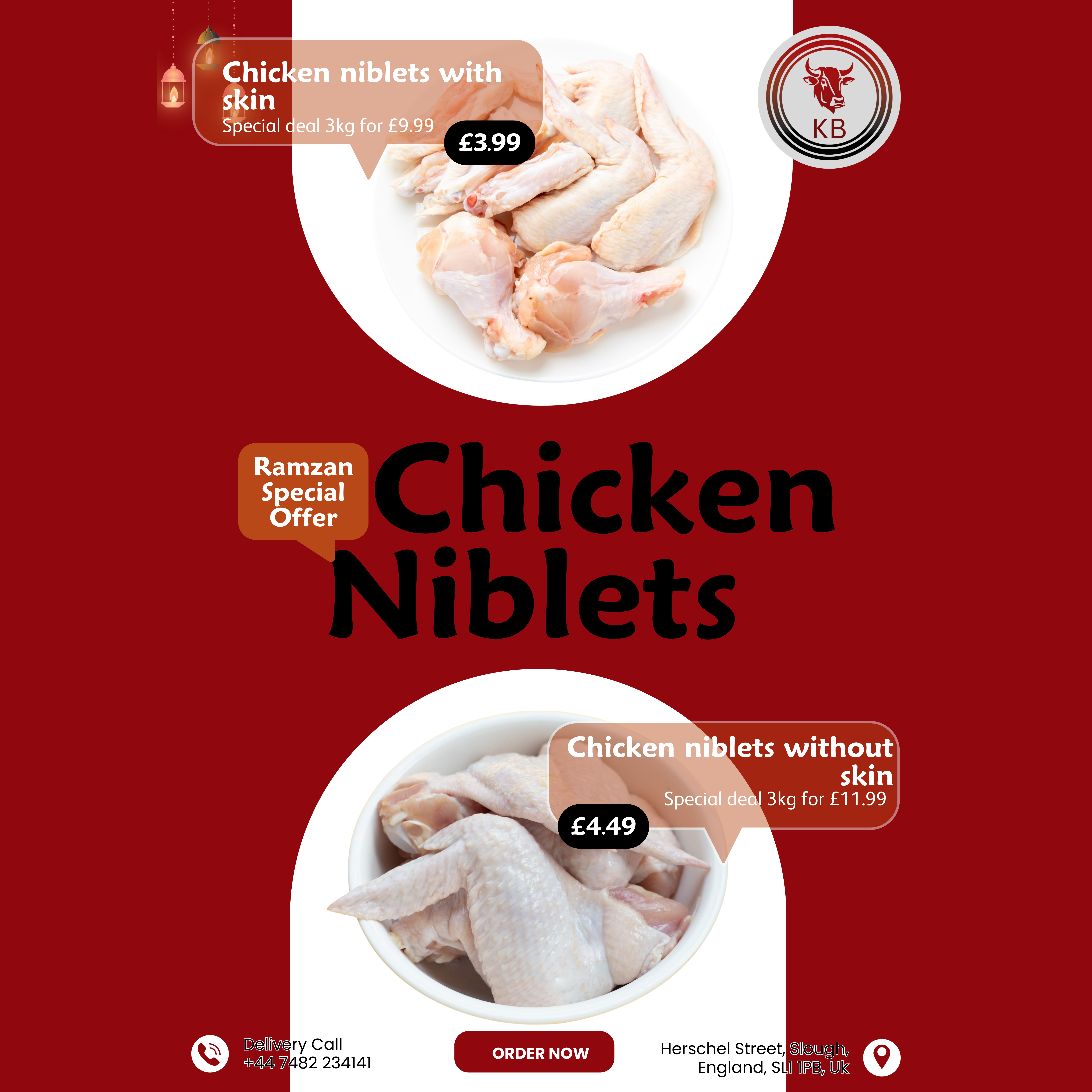 Chicken Niblets without Skin