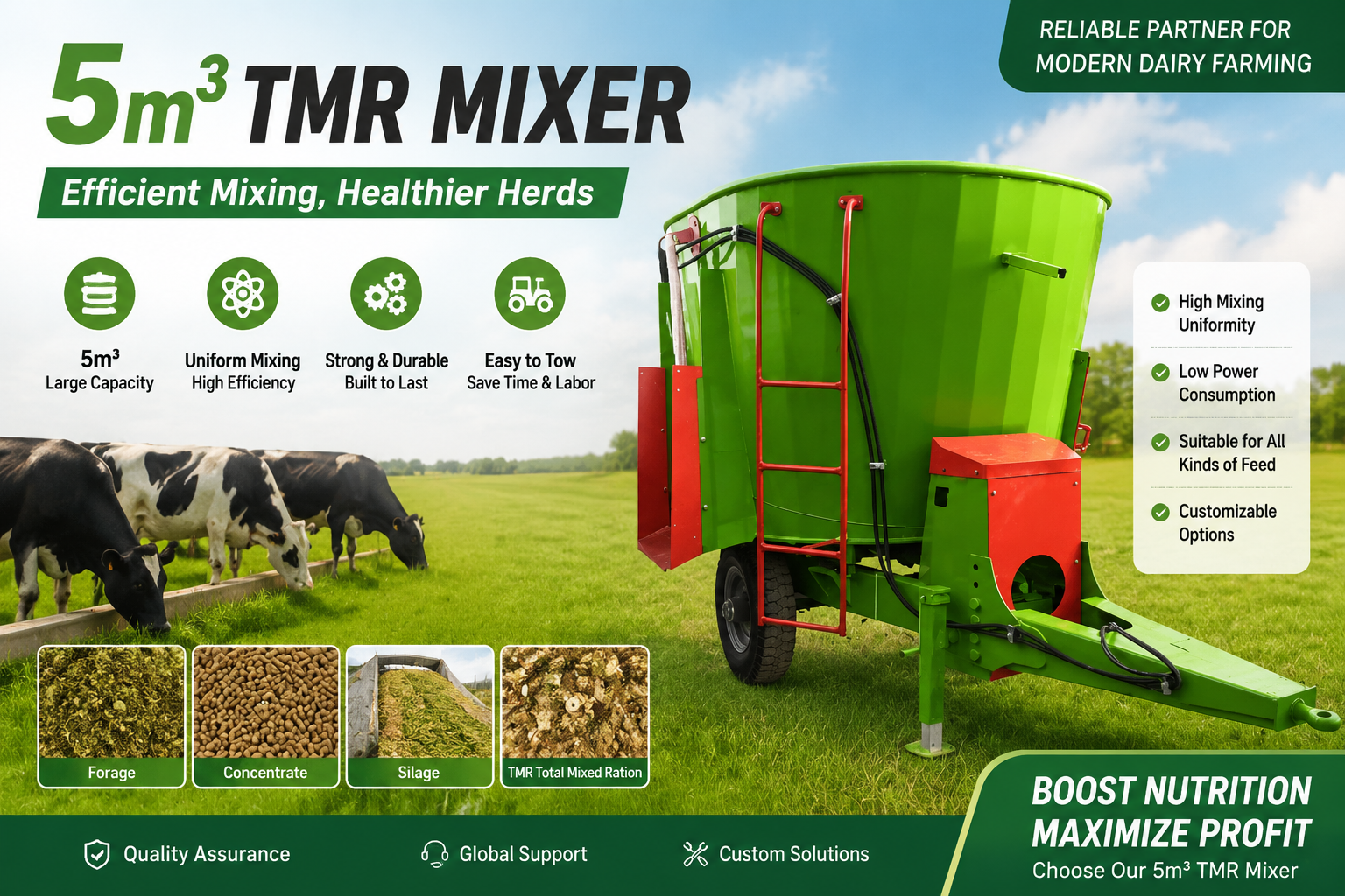 5m³ TMR Mixer