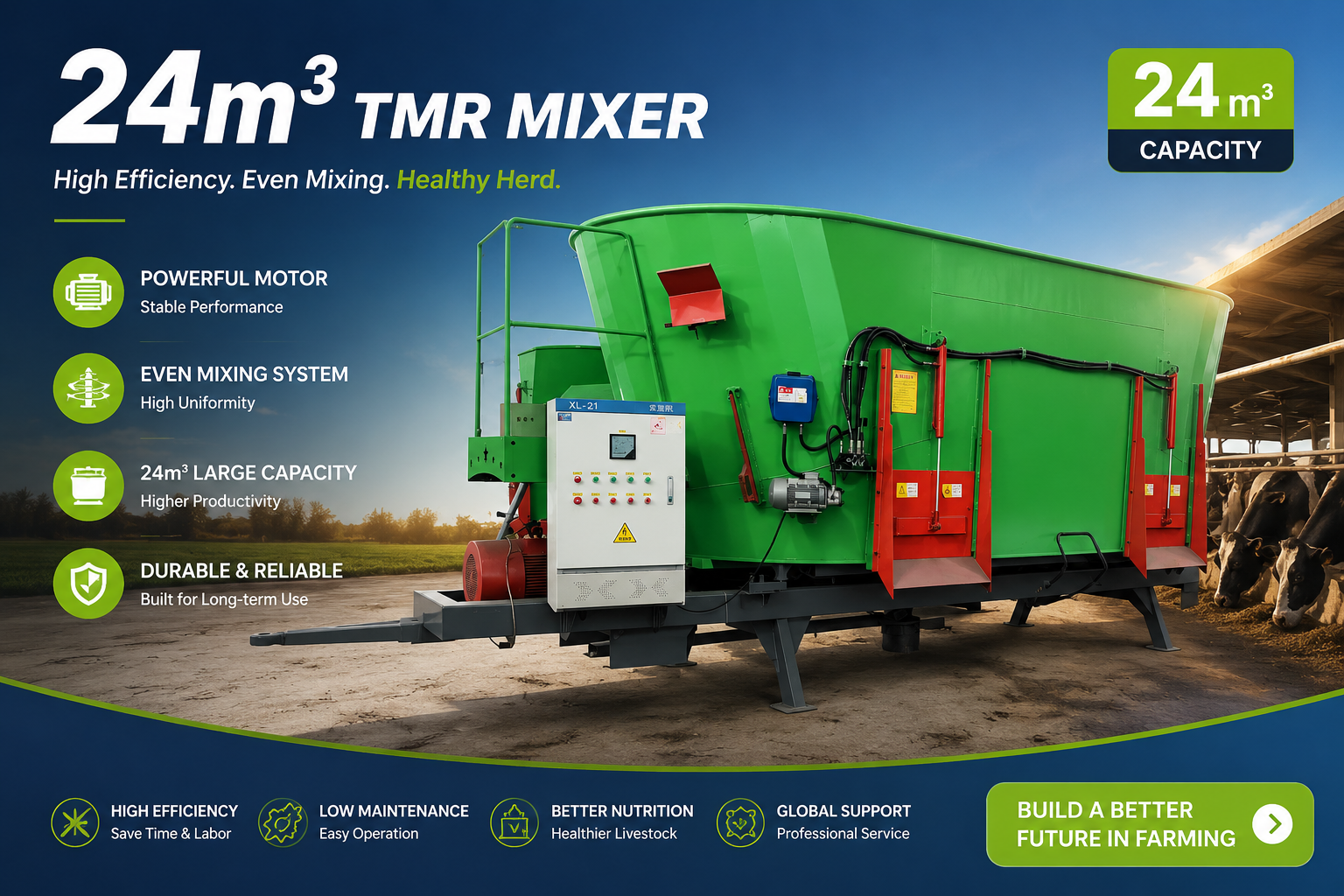 24m³ TMR Mixer