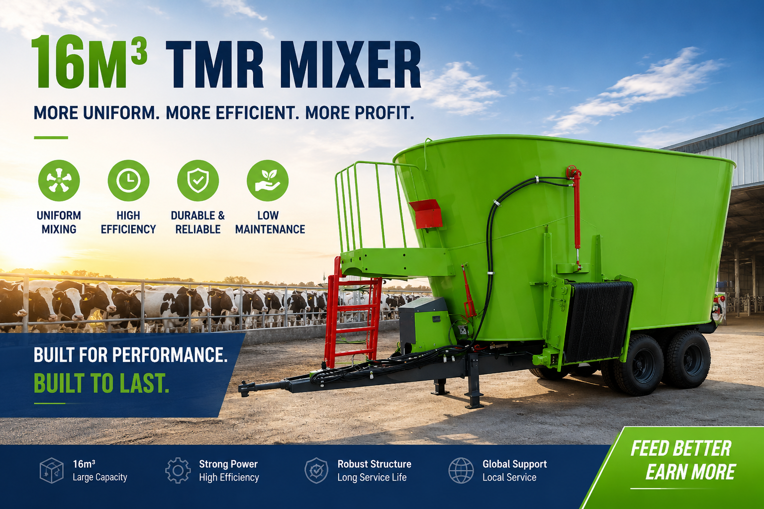 16m³ TMR Mixer