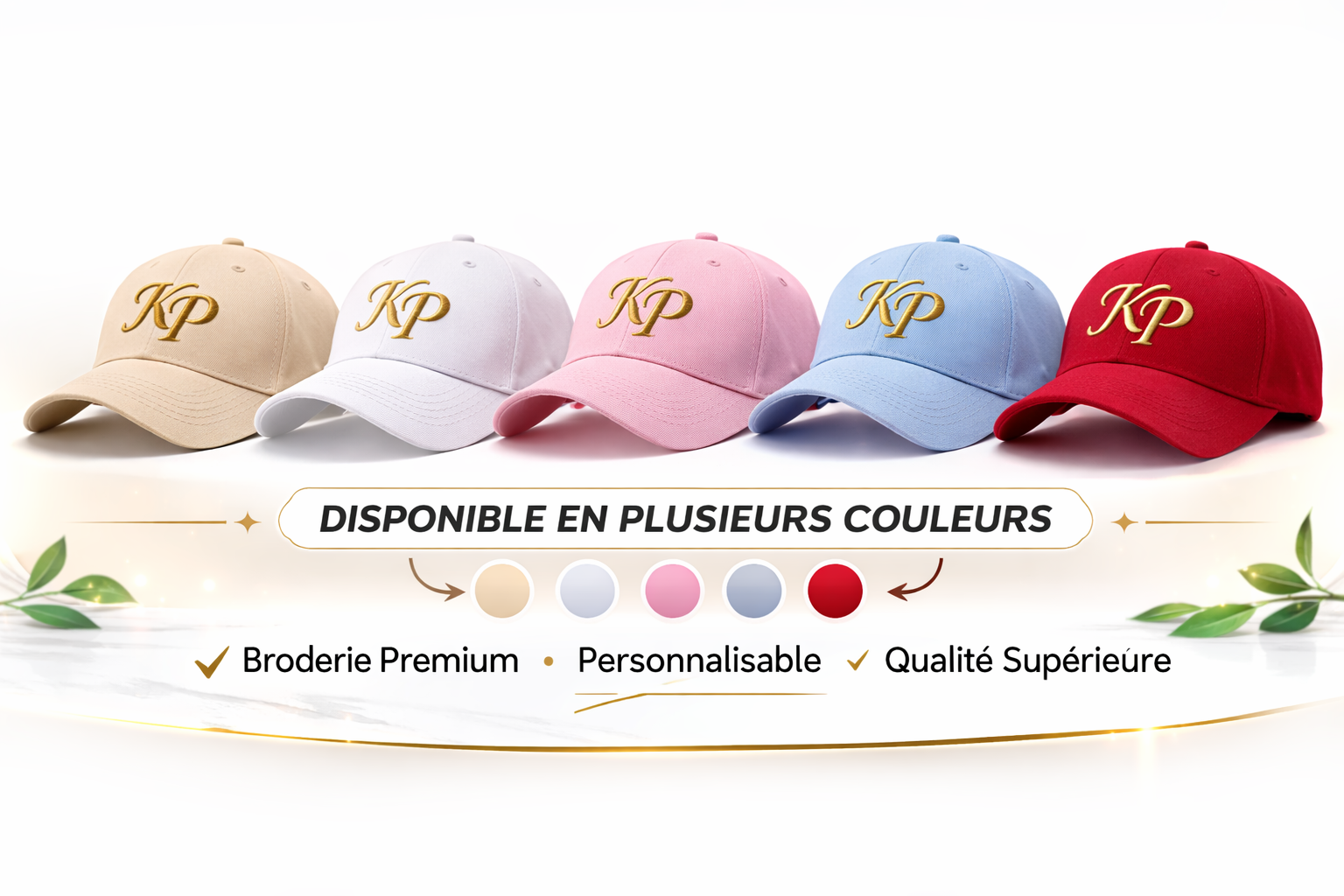 casquette personnalisée brodée