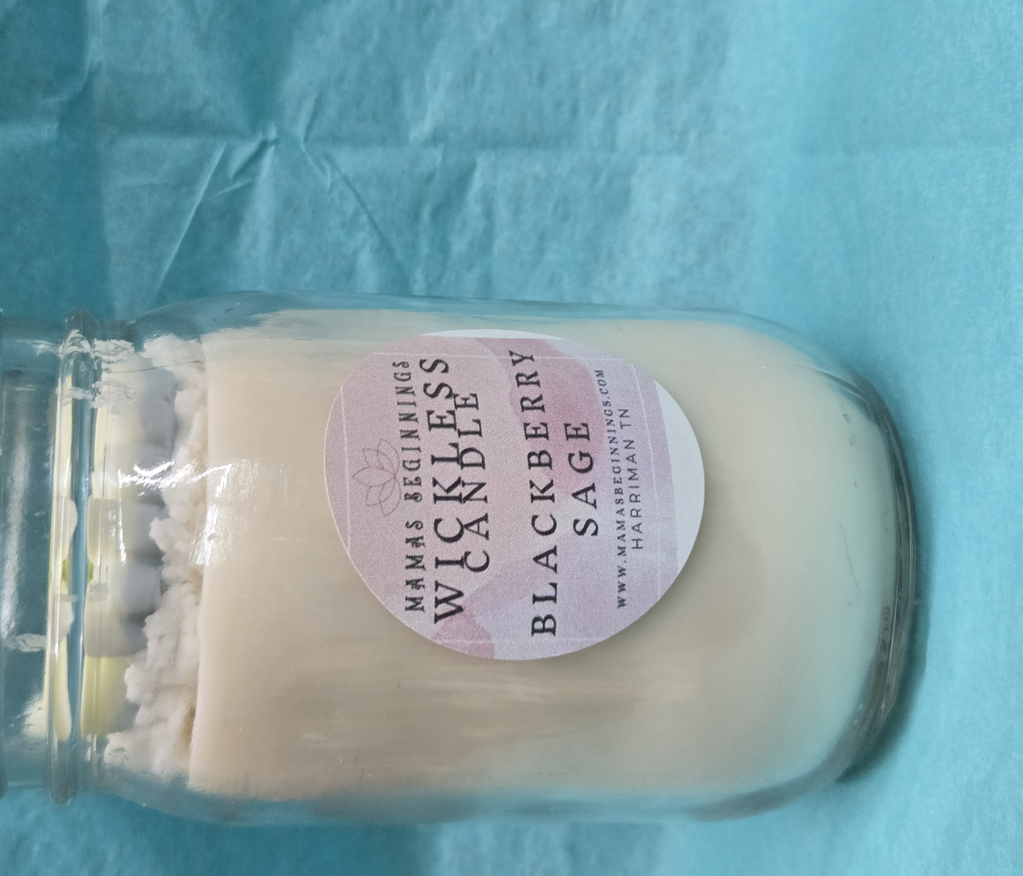 WICKLESS Daisy Soy Candle Jar