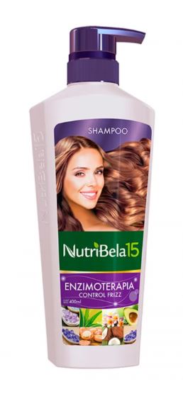 Shampoo Nutribela 15 Enzimoterapia Control Frizz 400 ml