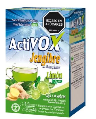 ActiVOX Ginger Lemon Tea Sachets