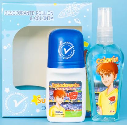 Estuche niño desodorante y colonia luigy boy