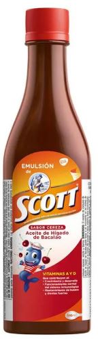 Scott's Cod Liver Oil Emulsion Cherry Flavor