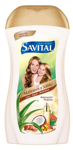 Shampoo savital multioleos y sabila 510ml