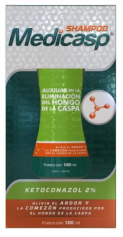 Shampoo Capilar Medicasp Anticaspa Ketoconazol X 100 Ml