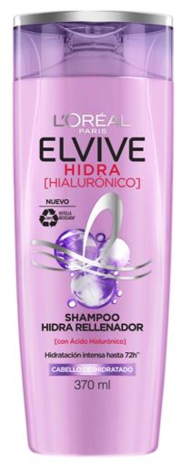L'Oreal Paris Elvive Shampoo Hidra Rellenador Frasco X 370mL