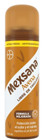 Mexsana Desodorante en Spray para Pies Avena 260ml