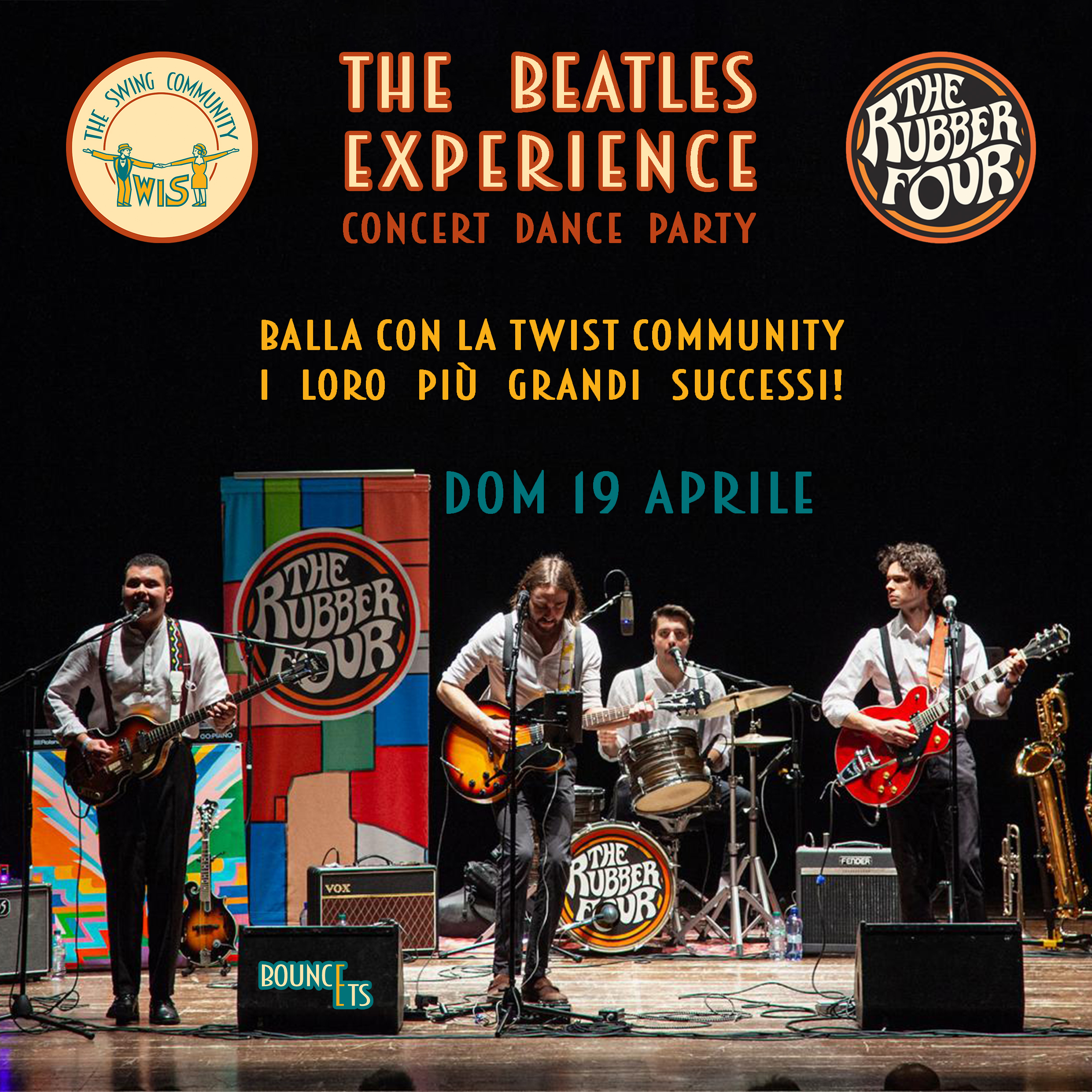 BEATLES EXP - TWIST DANCE PARTY - Ingresso + 1 drink - Domen 19 Aprile