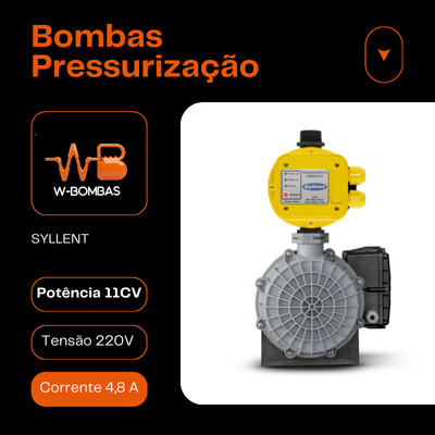 Pressurizador Syllent 1.1 CV Monofásico 220V