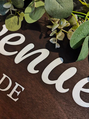 Stickers pour panneau de bienvenue