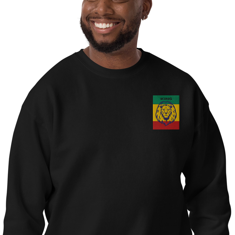 The "Lion of Zion" Premium Embroidered Sweatshirt