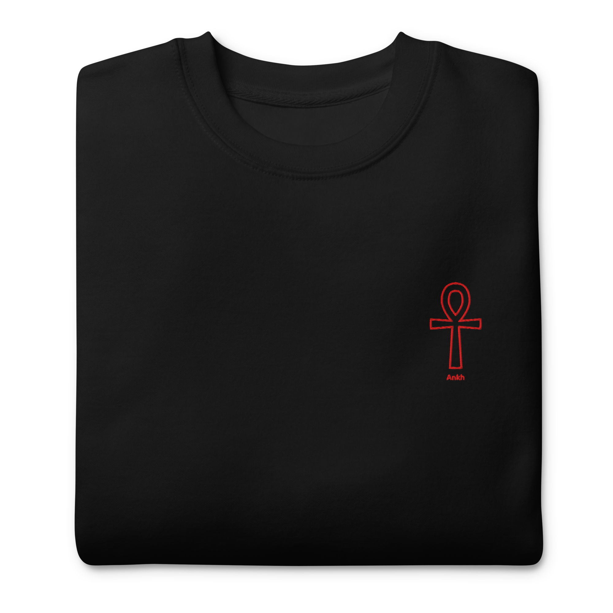 Black Crewneck Ankh Sweatshirt