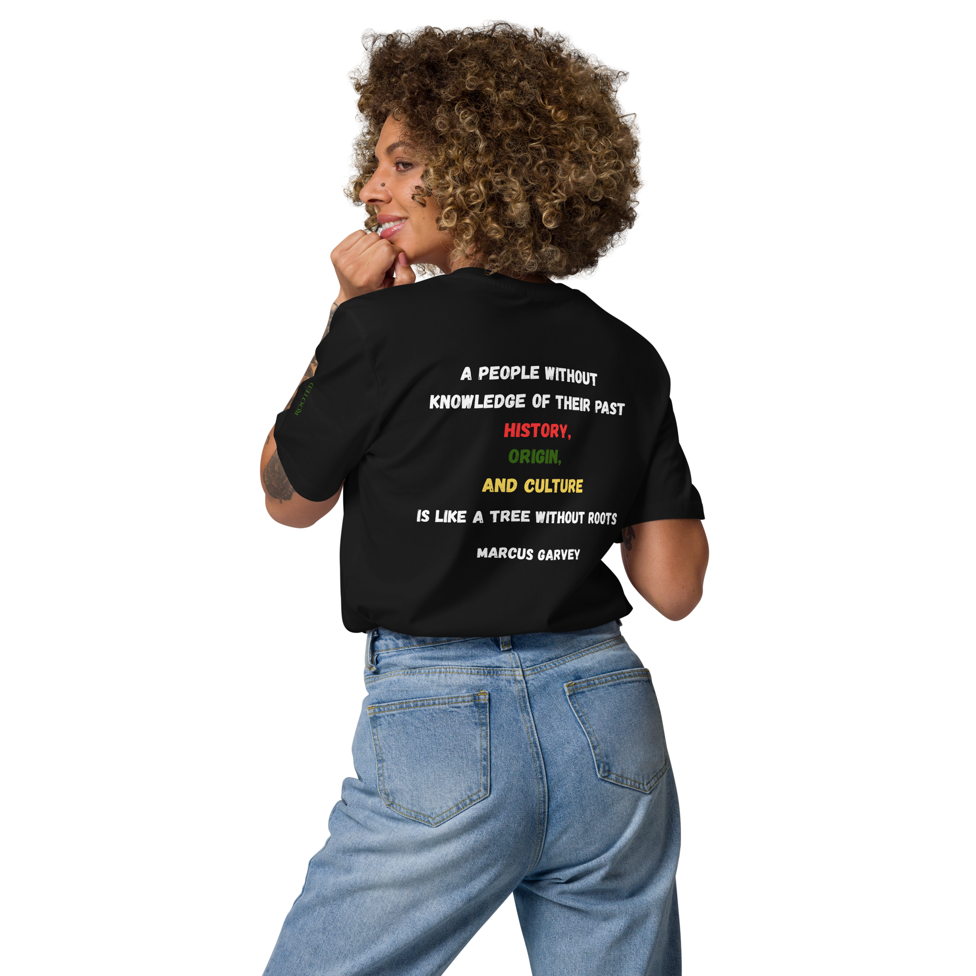 Roots Pan African Flag T-Shirt