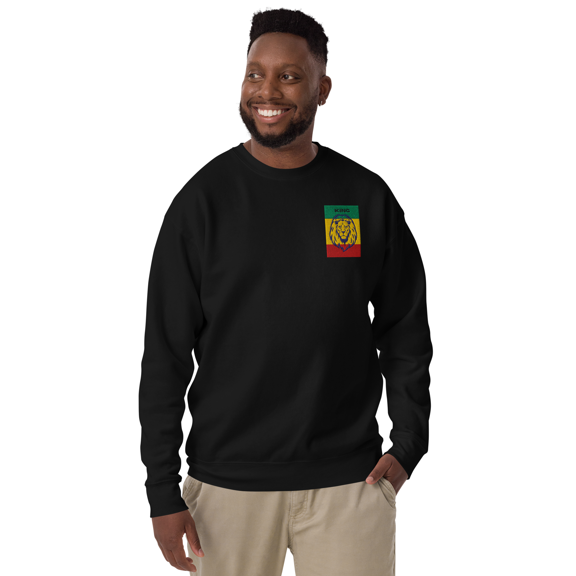 The "Lion of Zion" Premium Embroidered Sweatshirt