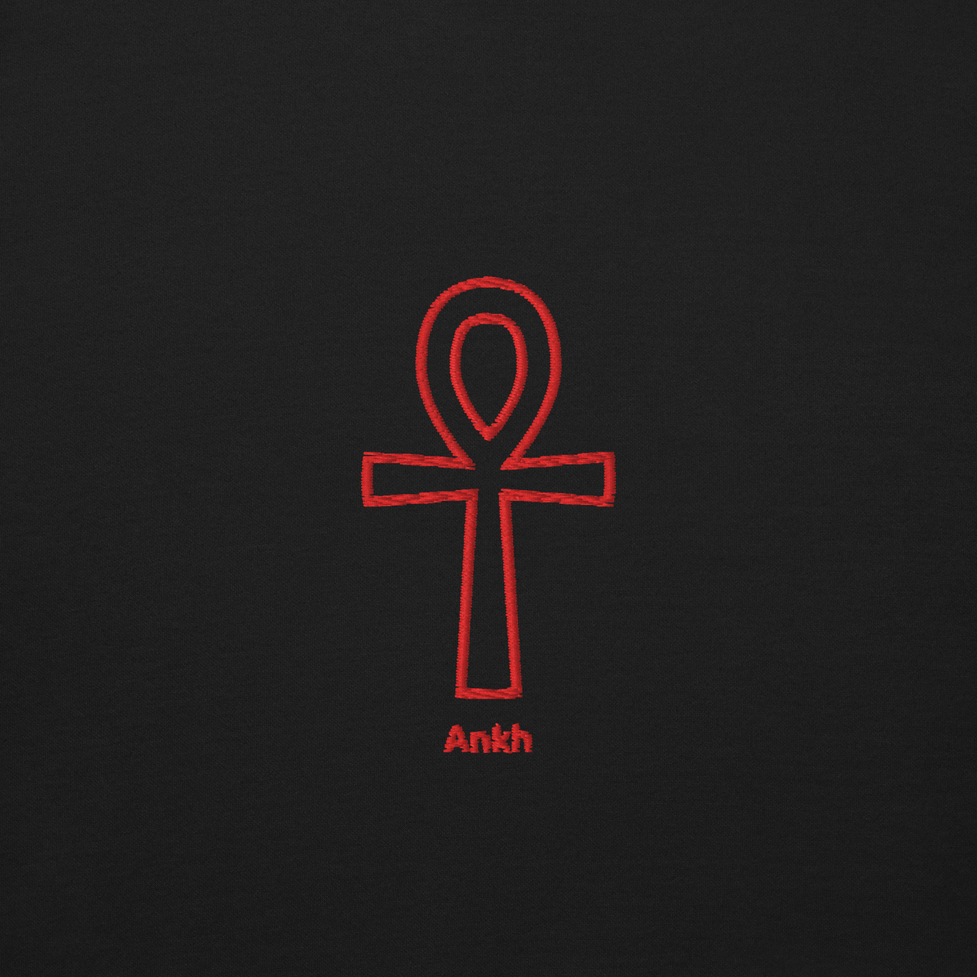 Black Crewneck Ankh Sweatshirt