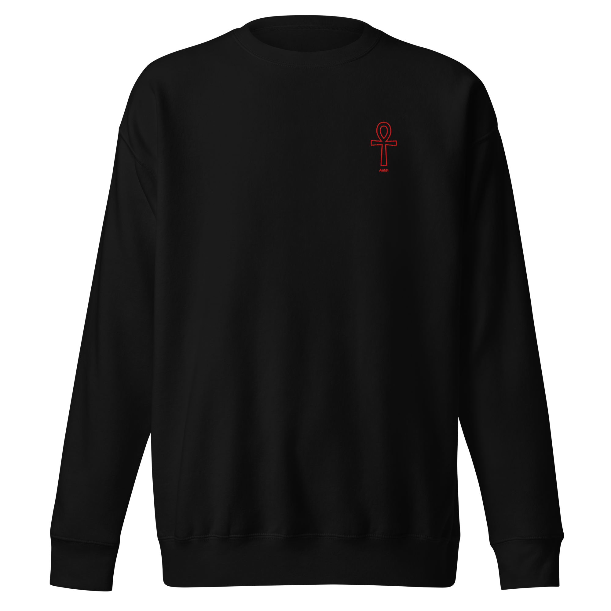 Black Crewneck Ankh Sweatshirt