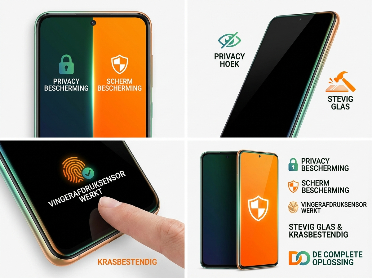 Xssive Premium Privacy glass screen protector - Duo pack - Samsung Galaxy S serie