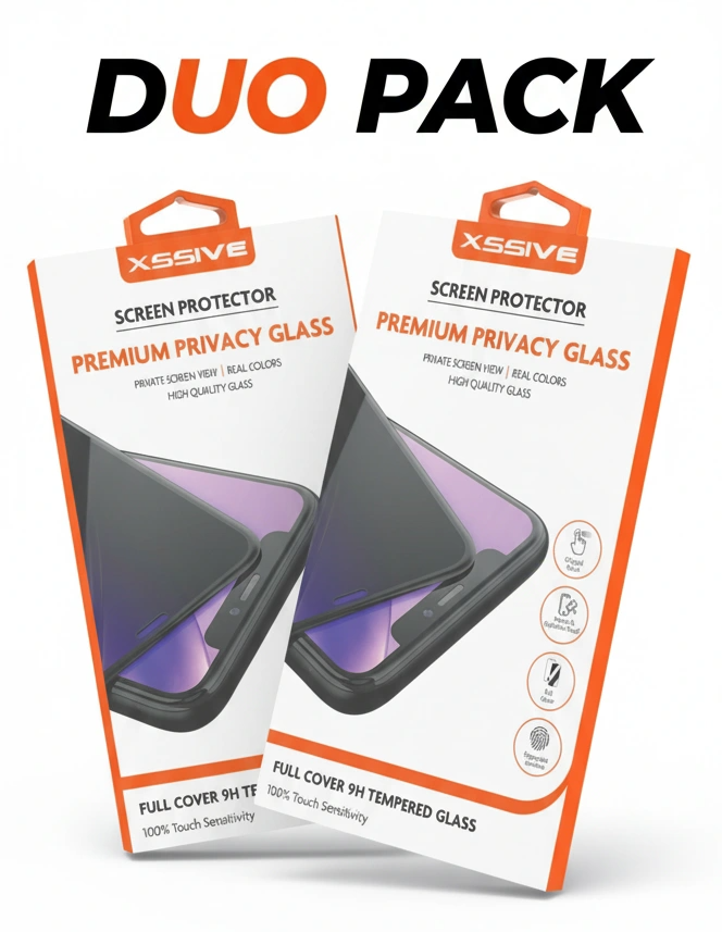 Xssive Premium Privacy glass screen protector - Duo pack - Samsung Galaxy S serie
