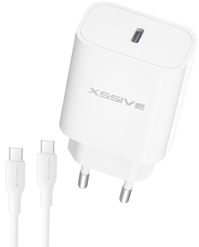 Xssive PD 20W Quick Charger+C-C Kabel XSS-AC65NW CC