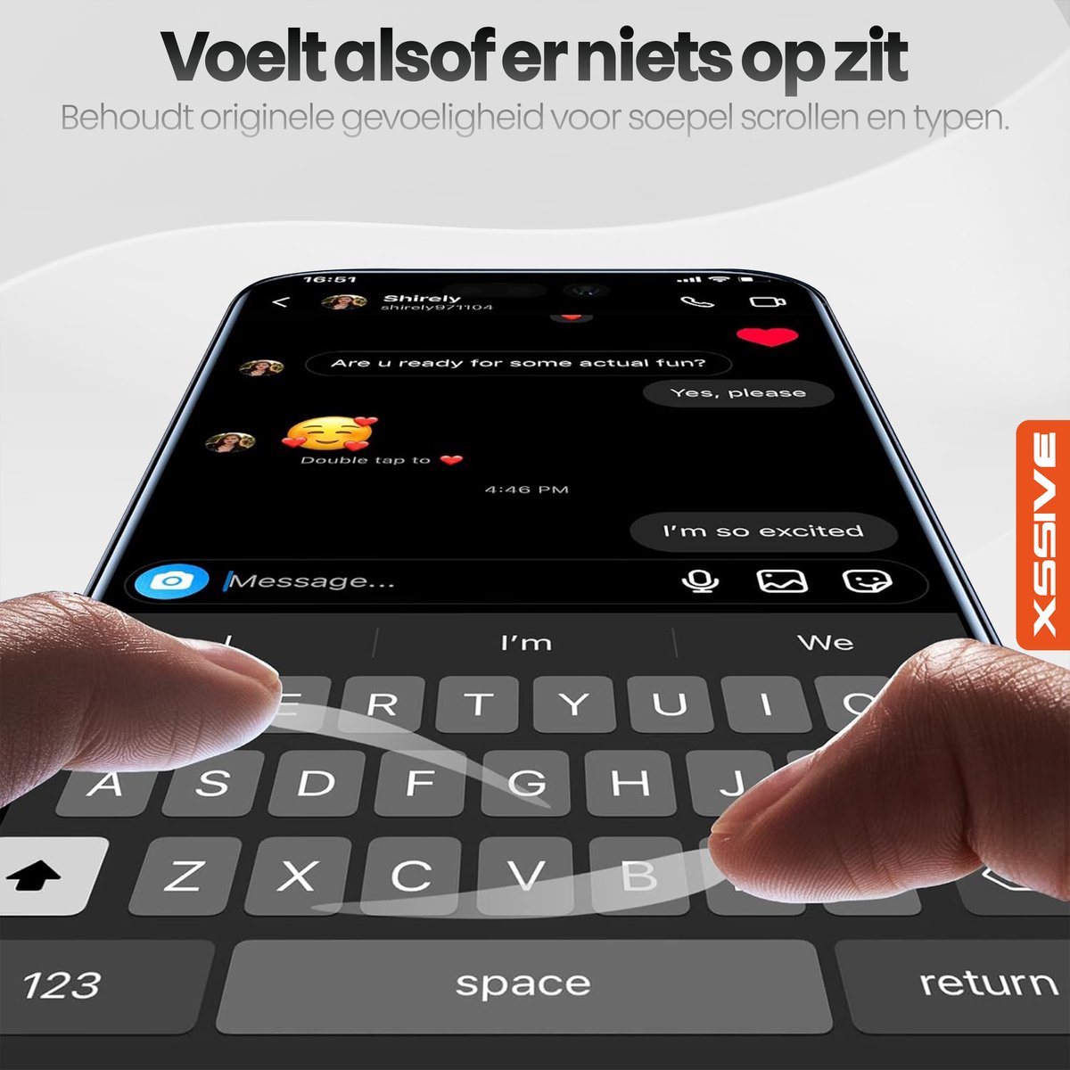 Xssive Premium clear glass screen protector - Duo pack