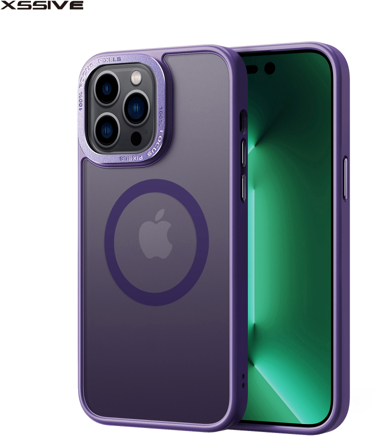 Xssive Back case met MagSafe - paars