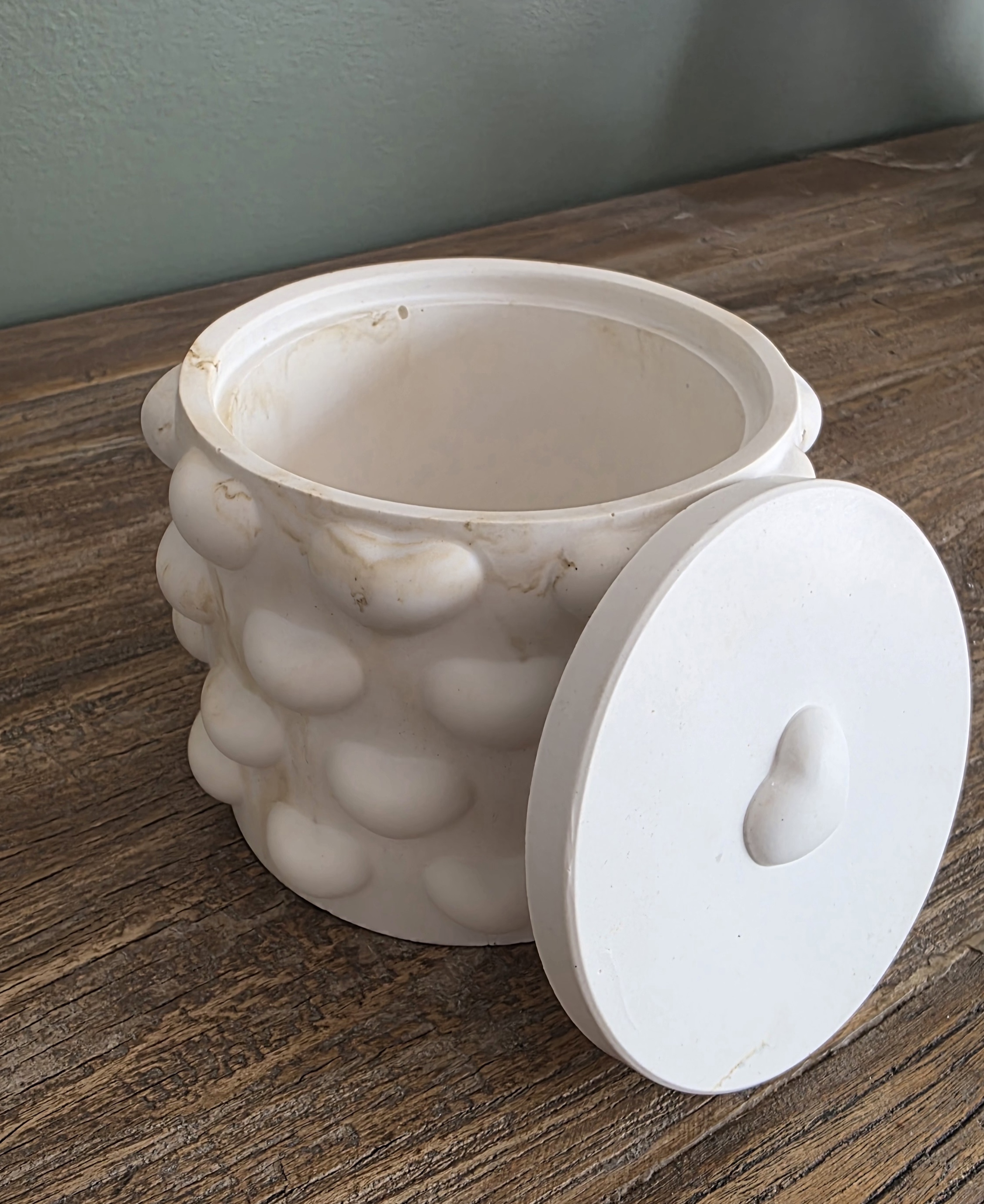 Bubble Heart Jar & Heart Lid 