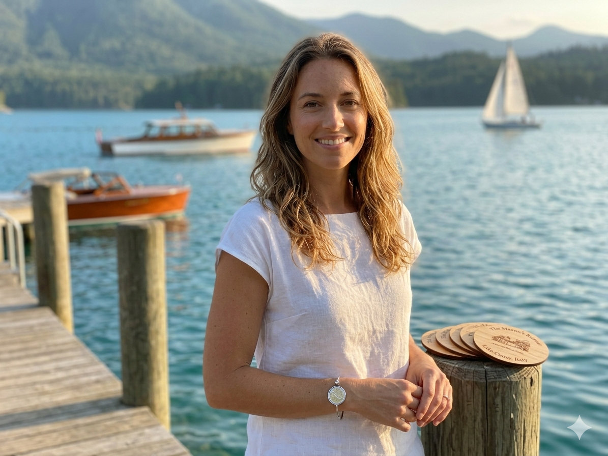 The Lake Fingerprint Collection Bracelet - Personalize your Latitude Today