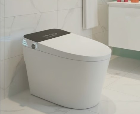 Inodoro Inteligente AquaNova Blanco con Pantalla Negra