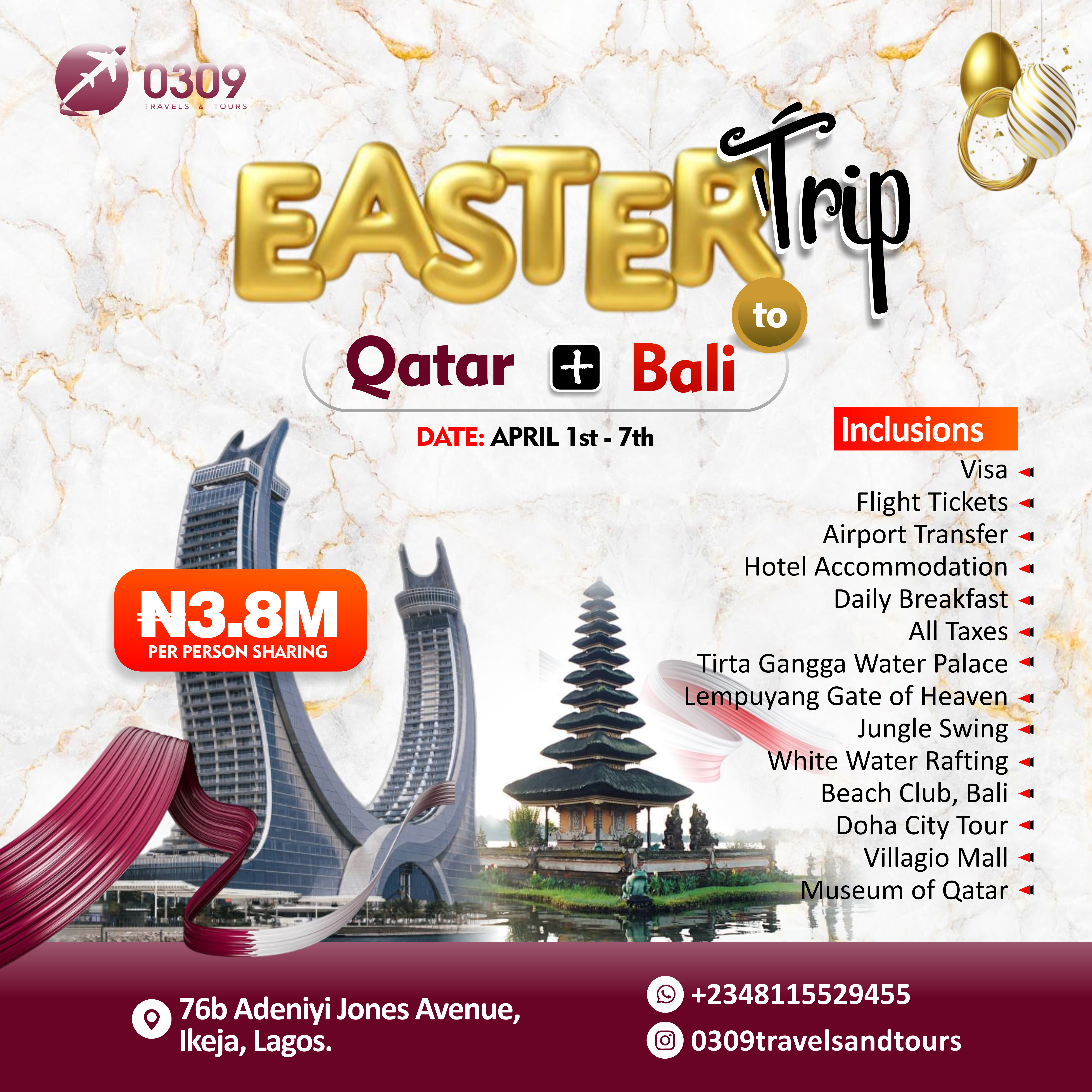 Easter Trip to Qatar & Bali