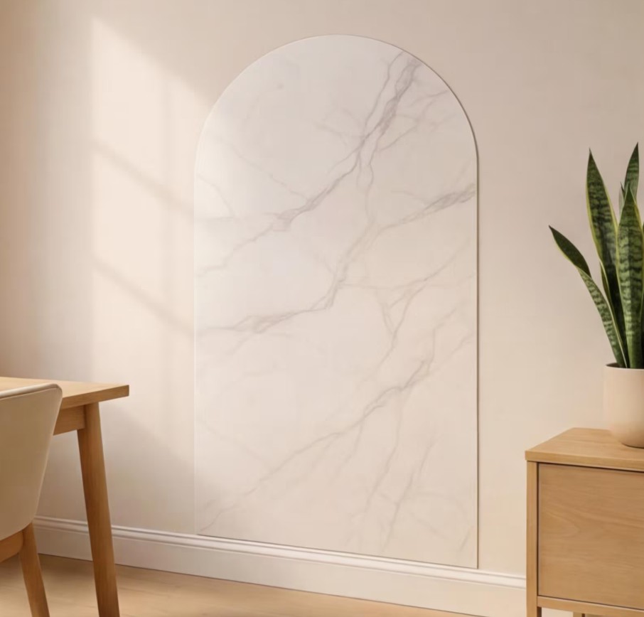 Pizarra Adhesiva Ferrosa Mármol 100 x 60 cms