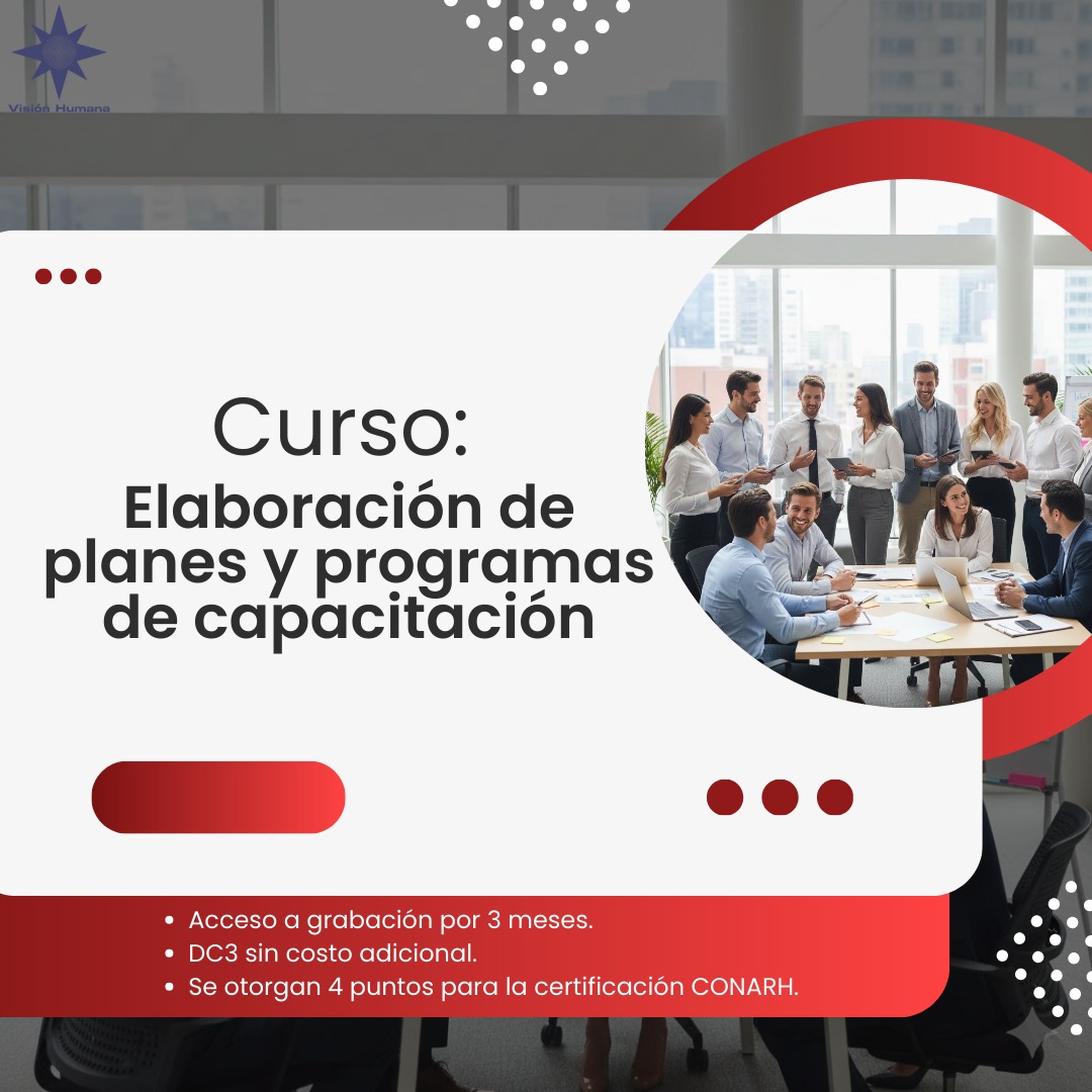 Curso: Elaboración de Planes y Programas de Capacitación