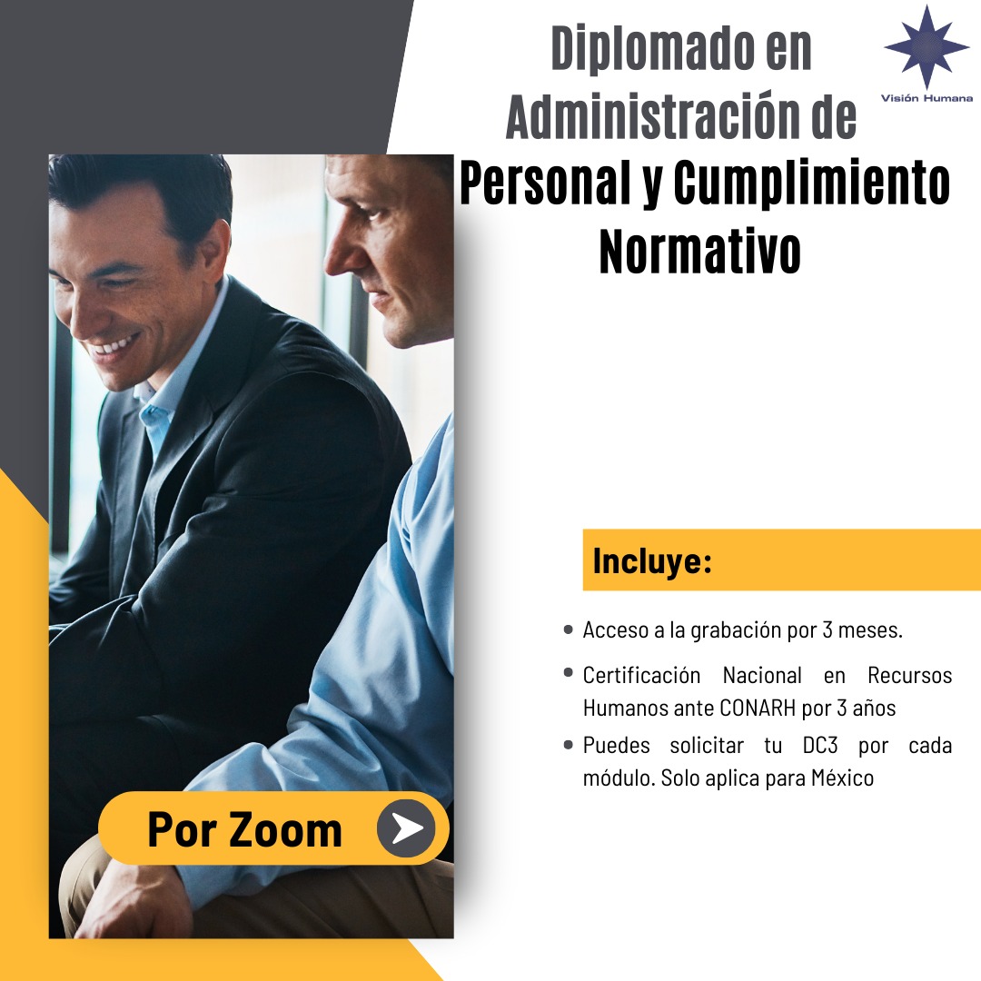 Diplomado en Administración de Personal y Cumplimiento Normativo