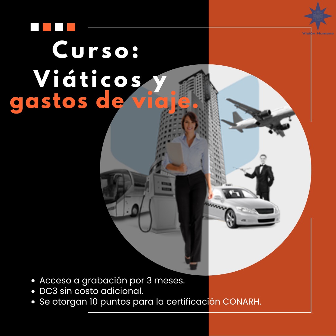 Curso: Viáticos y Gastos de Viaje
